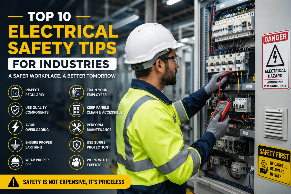 Top 10 Electrical Safety Tips for Industries | Complete Guide