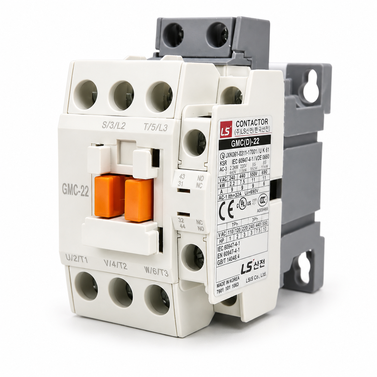 LS GMC-22 AC Contactor – 3 Pole Magnetic Contacto