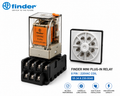 Finder 60.12.8 Industrial Power Relay – 10A 250V AC | 220V AC Coil